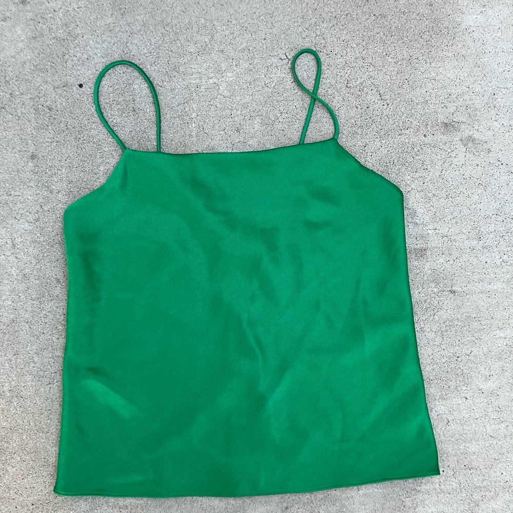 Alice + olivia green blouse